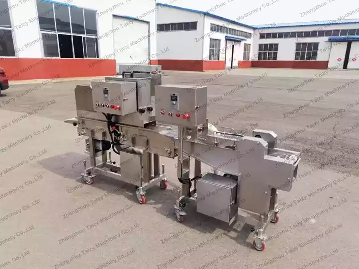 integrated batter & breading machine