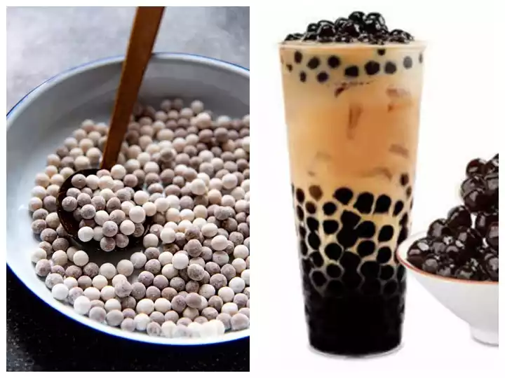 tapioca pearl making