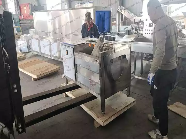 Máquina descascadora de batata doce para as Filipinas