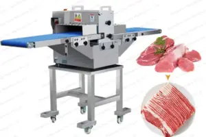 Fresh meat slicer machine