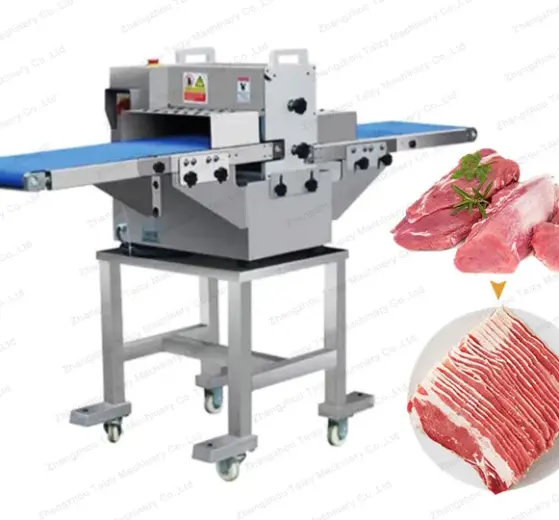 Fresh meat slicer machine