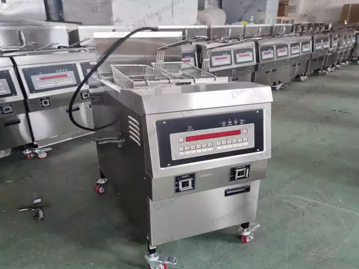 Commercial Pressure Fryer For Chicken Frying 9 Single basket fryer